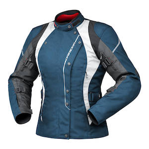 Womens Road Jackets: Dririder Ladies Vivid 2 Sports Touring Jacket - Atlantic Blue