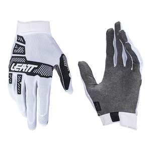Mens Off Road Gloves: Leatt 2024 1.5 GripR Glove - White