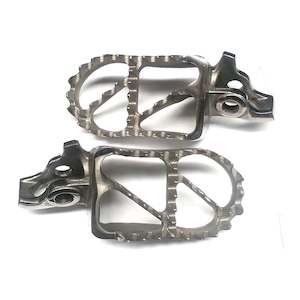 Parts: WHITES FOOT PEG WIDE MX YAM YZ85 TO YZF450X