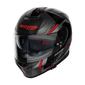 Helmets: Nolan N80-8 Full Face Helmet - grey / red