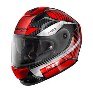 Helmets: Nolan Xseries X903 Ultra Carbon Full Face Helmet - red