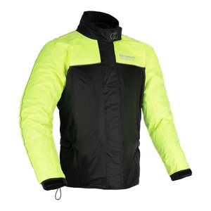Jackets: Oxford Rainseal Over Jacket - Black / Fluro
