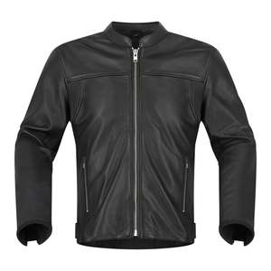 Jackets: Richa Torrance Leather Jacket - Black