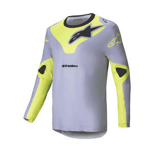 Jerseys: Racer Veil Jersey Grey/Yellow Fluoro S