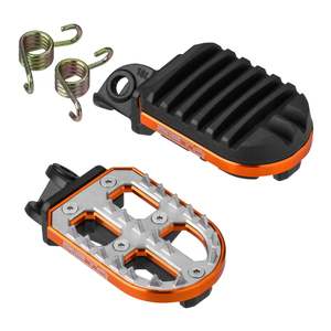 Parts: Zeta Adventure Foot Pegs KTM – Orange