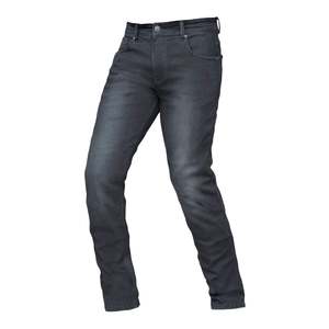 Mens Road Pants: Dririder Titan Jean - Black Wash (Short Leg)