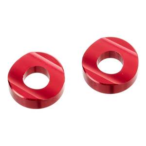 Tyres Tubes Wheels: DRC RIM LOCK SPACERS 2PCS RED