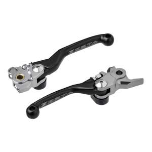 Levers: Zeta Pivot Lever Set FP - Kawasaki KX450F ('24-) - Black