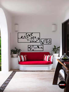 Wall Decor: Birds & Branches Wall Art