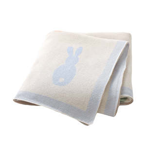 Our: Bunny Bliss Cotton Baby Blanket