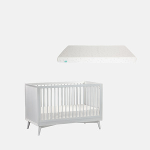 Best Seller: BUNDLE DEAL Abella Cot + Growbright Foam Mattress Bundle - SAVE 10%