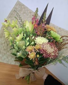 Every Day: Harakeke Wrapped Fresh Bouquet
