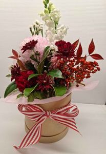 Hat Box Fresh Flowers Medium