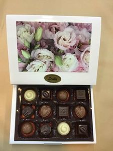 Products: Scilla Chocolates Mother's Day Floral Box 12pc