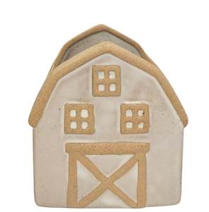 Gifts: Aspen Barn Planter White & Sand
