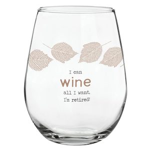 Slightly Sassy: Stemless Wine Glass - Wine,Retired