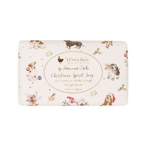Wrendale Design: Wrendale 'Christmas Spirit' Dog Christmas Soap