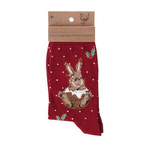 Wrendale Design: Wrendale 'Little Pudding' Rabbit Socks