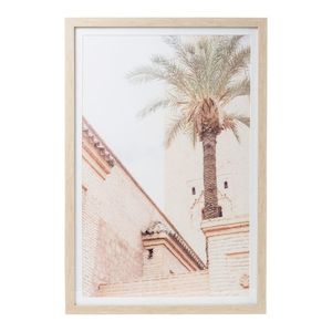 Last Of The Best: Modern Oasis Palm Glass Print 40x60"