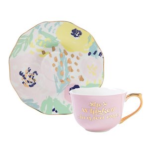Last Of The Best: Tea Cup & Saucer Set - Whiskey/Tea Cup