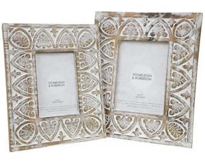 Photo Frames: Bangalow Carved Photo Frame
