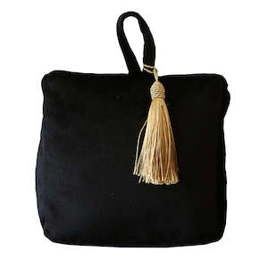 Hooks Doorstops: Velvet Doorstop | Black