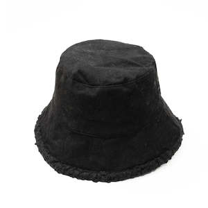 Hats 1: Sasha Winter Bucket Hat Black