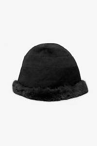 Hats 1: Fur Trim Hat | Black
