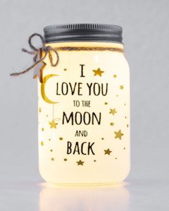 Lighting: Sparkle Jar | Love you to the Moon & Back