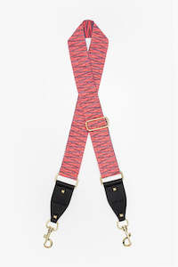 Accessories: Bag Strap | Lima Woven Pink