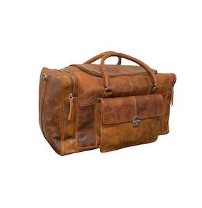 Vintage Leather Weekend Bag