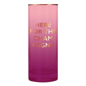 Funny: Collins Glass - Here For The Champagne