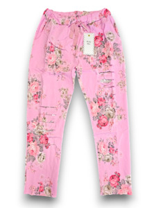 Pants: Bubblegum Pink High Tea Ripped Pants