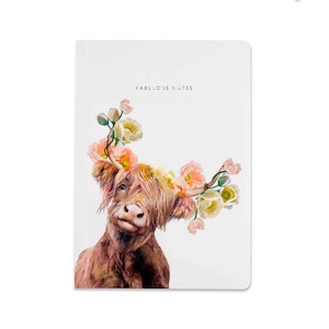 Lola Design: Lola Design Notebook | Highland Cow