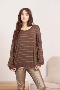 Tops 1: Stripe viscose top