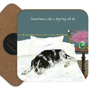 Furry Friends: Little Dog Laughed - Dog Hug - Coaster