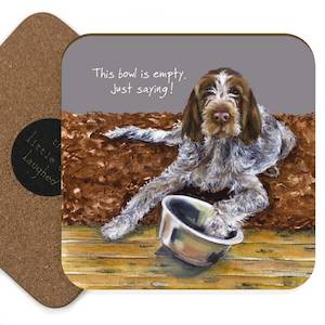 Little Dog Laughed - Empty Bowl - Coaster
