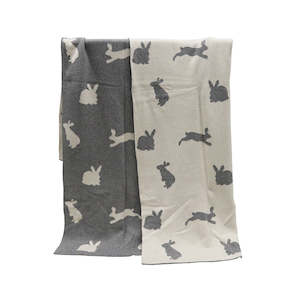Baby 1: Cotton Bunnies Throw