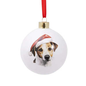 Furry Friends: Jack Russell Round Bauble