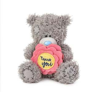 You To Me Tatty Teddy: Me To You Bear Holding Thank You Flower