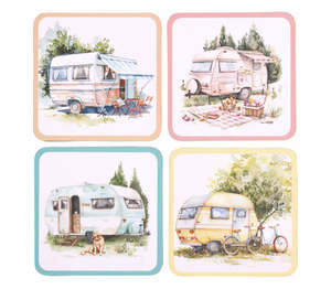 Kitchen 1: Caravan Coasters Set of 4