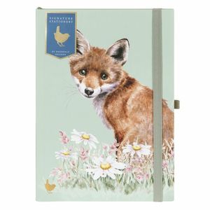 Wrendale Design 1: 'The Curious Cub' Fox Signature Stationery Notebook