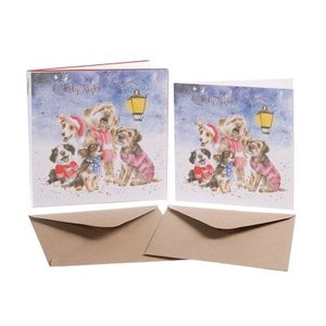 'O Holy Night' dog Christmas Card Box Set