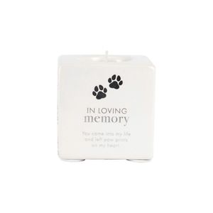 Furry Friends: Sympathy Pet - In Loving Memory Candle Holder