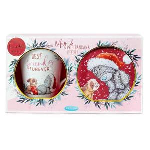Furry Friends: Best Friends Furever Me to You Bear Mug & Pet Bandana Gift Set
