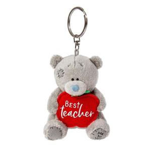 You To Me Tatty Teddy: Holding Best Teacher Apple Me to You Plush Keyring