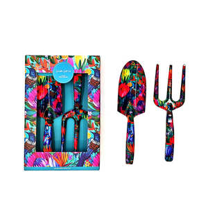 Ladies: Garden Trowel & Fork Set- Pink Tui