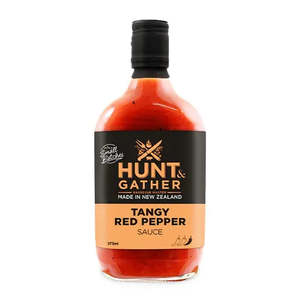 Mens Gifts: HUNT & GATHER BBQ SAUCE- TANGY RED PEPPER 375ML