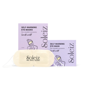 Bath Body: Soleiz - Lavender Scented Self-Warming Eye Mask (5 Pack)
