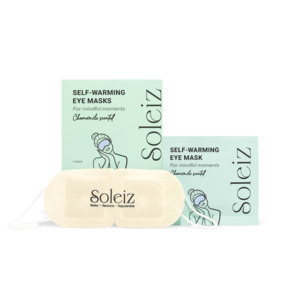 Bath Body: Soleiz - Chamomile Scented Self-Warming Eye Mask (5 Pack)